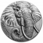 Republic of Cameroon 2 oz ELEPHANT series Expressions of Wildlife 2000 Francs Silver Coin 2023